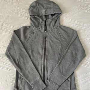 Lululemon Gray Scuba Full Zip Hoodie - Size 8